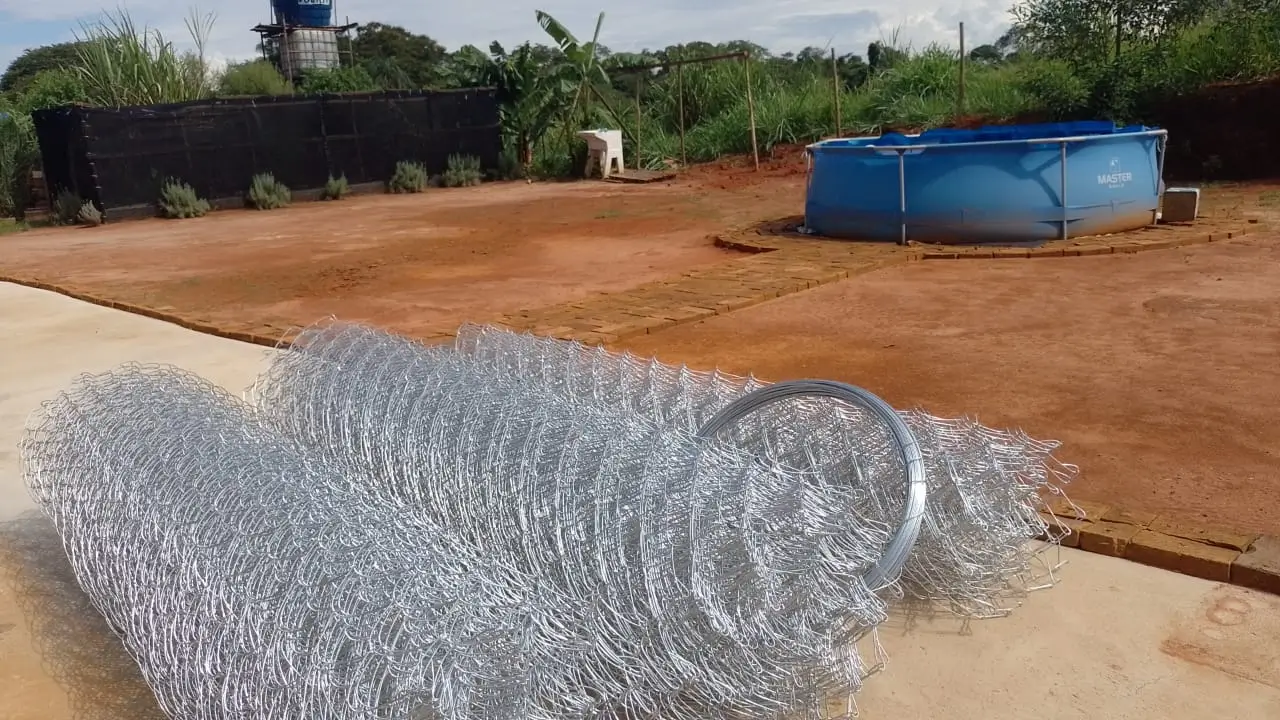 Alambrado galvanizado para chácaras e empresas