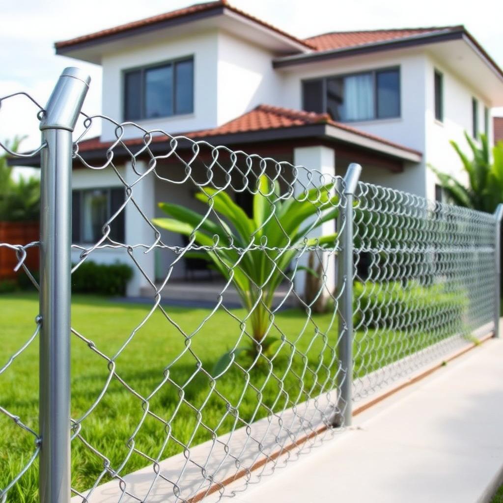 Alambrado residencial para segurança e proteção